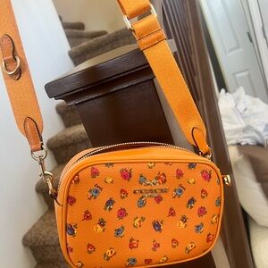 Coach Orange Whimsical Crossbody Bag